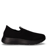 Cielo 1 SLIP&GO sneaker slip on in tessuto nero | Boscaini Scarpe