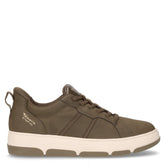 Sneaker in tessuto ed ecopelle oliva - TAMARIS | Boscaini Scarpe