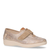 Scarpa chiusa in tessuto con strappo beige - Comfort Donna | Boscaini Scarpe