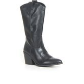 Stivale camperos con tacco black - QUEEN HELENA | Boscaini Scarpe