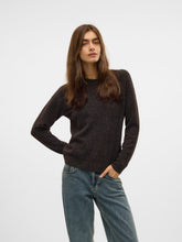 Maglione girocollo in maglia marrone | Boscaini Scarpe