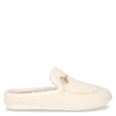 Gles ciabatta in tessuto bouclé con staffa ghiaccio | Boscaini Scarpe