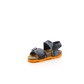 Luca sandalo bambino grigio/verde militare | Boscaini Scarpe
