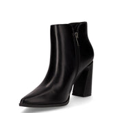 Tronchetto a punta in ecopelle nero | Boscaini Scarpe