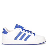 Grand Court 2.0 sneaker ragazzo in ecopelle bianco blu - ADIDAS | Boscaini Scarpe