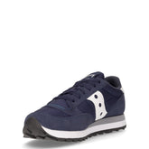 Jazz Original sneaker in pelle e tessuto navy bianco | Boscaini Scarpe