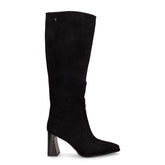 Stivale a punta in tessuto con tacco nero - LAURA BIAGIOTTI | Boscaini Scarpe