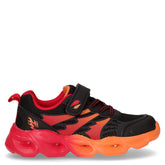 Sneaker in tessuto con luci bambino nero rosso - Sneakers Bambino | Boscaini Scarpe