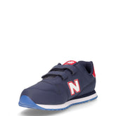 500 sneaker ragazzo in ecopelle indaco naturale | Boscaini Scarpe