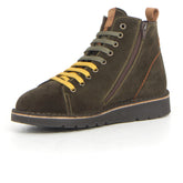 Polacchino con zip oliva cognac | Boscaini Scarpe