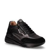 Sneaker in pelle ed ecopelle nero piombo | Boscaini Scarpe