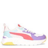 Trinity Lite sneaker ragazza in ecopelle bianco pesca - Mid Season Sale Bambino | Boscaini Scarpe