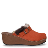 Ciabatta con zeppa ruggine - Ciabatte Donna | Boscaini Scarpe