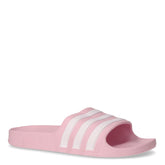 Adilette Aqua ciabatta in gomma rosa bianco | Boscaini Scarpe