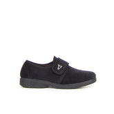 Pantofola chiusa in tessuto nero - Comfort Uomo | Boscaini Scarpe