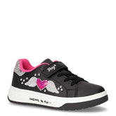 Sneaker in ecopelle bambina nero - Sneakers Bambina | Boscaini Scarpe