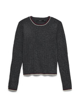 Maglione girocollo in maglia grigio scuro | Boscaini Scarpe