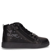 Bloom sneaker bambina in ecopelle nero - Scarpe Bambina | Boscaini Scarpe