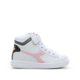 Game P High sneaker bambina bianco nero rosa - Mid Season Sale Bambino | Boscaini Scarpe