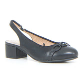 Décolleté slingback nero beige - SALDI Decollete Donna | Boscaini Scarpe