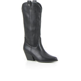 Stivale camperos con tacco nero - QUEEN HELENA | Boscaini Scarpe