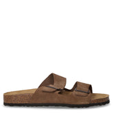 Ciabatta in pelle kaki gringo | Boscaini Scarpe
