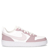 Court Borough Low Recraft sneaker ragazza in ecopelle bianco lilla - NIKE | Boscaini Scarpe