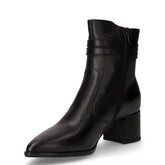 Tronchetto in pelle con zip nero | Boscaini Scarpe