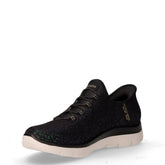 Summits Luner Glow sneaker in tessuto nero oro verde | Boscaini Scarpe