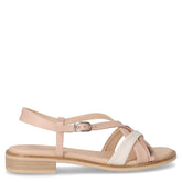 Sandalo in pelle osso | Boscaini Scarpe