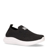Sneaker slip on in tessuto nero - LAURA BIAGIOTTI | Boscaini Scarpe
