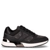 Sneaker in tessuto ed ecopelle nero - GUESS DONNA | Boscaini Scarpe