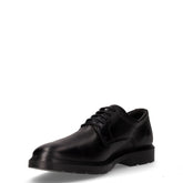 Stringata in pelle nero | Boscaini Scarpe