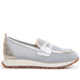 Mocassino white silver - Outlet Mocassini Donna | Boscaini Scarpe