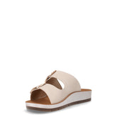 Ciabatta aperta in ecopelle ghiaccio | Boscaini Scarpe