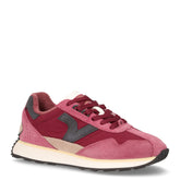 Sneaker in pelle e tessuto bordeaux - VICTORIA | Boscaini Scarpe