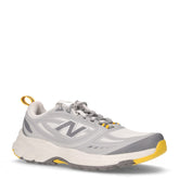 410 scarpa da trail running in ecopelle e tessuto grigio - NEW BALANCE UOMO | Boscaini Scarpe