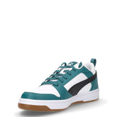 Rebound 6 Low sneaker in ecopelle verde bianco nero | Boscaini Scarpe