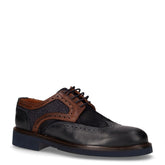 Stringata in pelle stile inglese marino vienna | Boscaini Scarpe