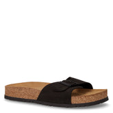 Ciabatta in pelle nero | Boscaini Scarpe