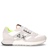 Jaki 2.0 sneaker in pelle e tessuto bianco grigio | Boscaini Scarpe