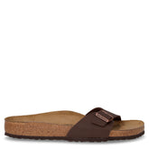 Arizona ciabatta in pelle marrone scuro - BIRKENSTOCK | Boscaini Scarpe