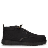 Samoia mid sneaker in ecopelle nero - Scarpe Uomo | Boscaini Scarpe
