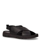 Sandalo in pelle con fasce incrociate nero - RIZZOLI | Boscaini Scarpe