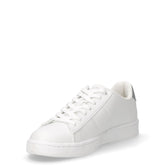 Bell sneaker in ecopelle bambino argento bianco | Boscaini Scarpe