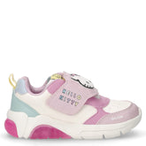 Fadinlight sneaker in ecopelle con luci bambina rosa multicolor | Boscaini Scarpe