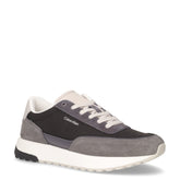 Low Top Lace Up Repreve Mix sneaker in pelle e tessuto grigio - CALVIN KLEIN | Boscaini Scarpe