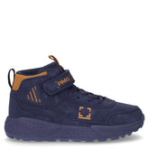 Sneaker bambino in ecopelle navy - Sneakers Bambino | Boscaini Scarpe