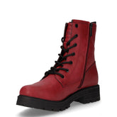 Anfibio in ecopelle con zip rosso | Boscaini Scarpe