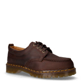 Lowell stringata in pelle crazy horse con cuciture a vista marrone scuro | Boscaini Scarpe